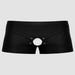 Boxer ouvert cockring noir