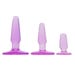 Kit Anal Triple Butt Plug Training Set