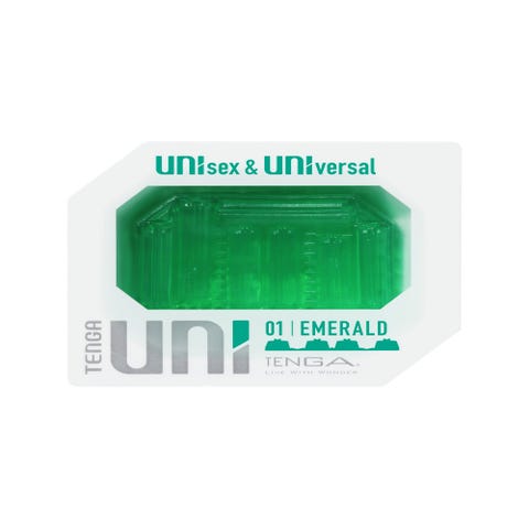 Masturbateur mini unisexe Tenga Uni Emerald