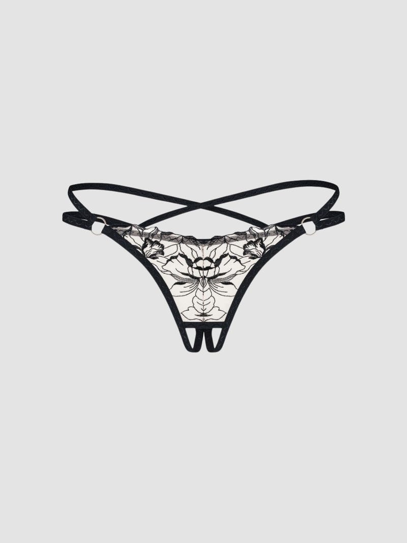 String ouvert Vila Blanes noir