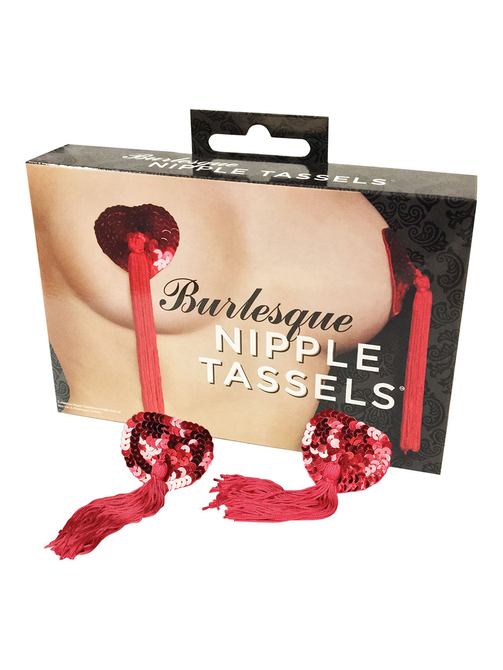 Cache-Tétons Sequins Rouge Burlesque