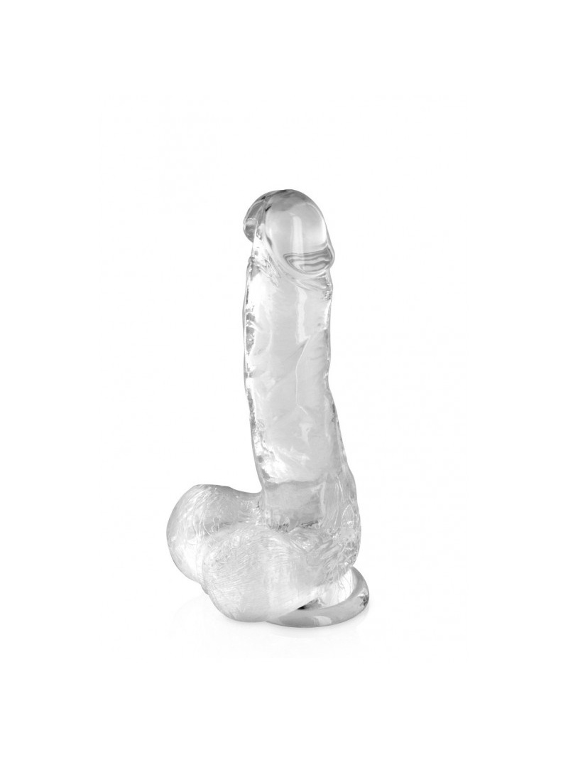 Gode Ventouse Jelly avec Testicules M Transparent main product photo