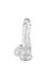 Gode Ventouse Jelly avec Testicules M Transparent