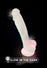 Gode ventouse phospho 17,8 cm Model 1 rose