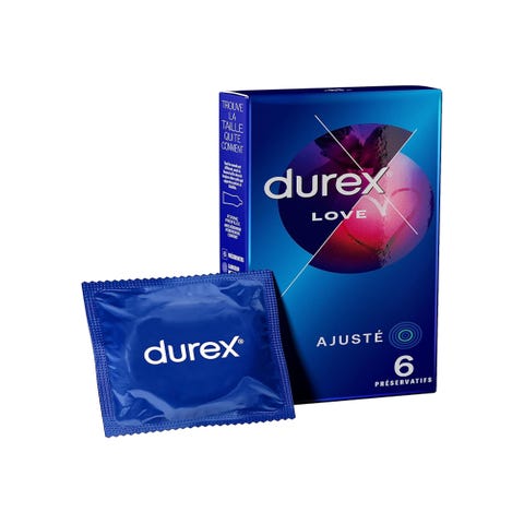Préservatifs Durex Love boîte de 6
