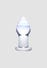 Plug Anal en Verre Amethyst Rain