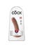 Fallo Ventosa 15,2 cm King Cock Rosa