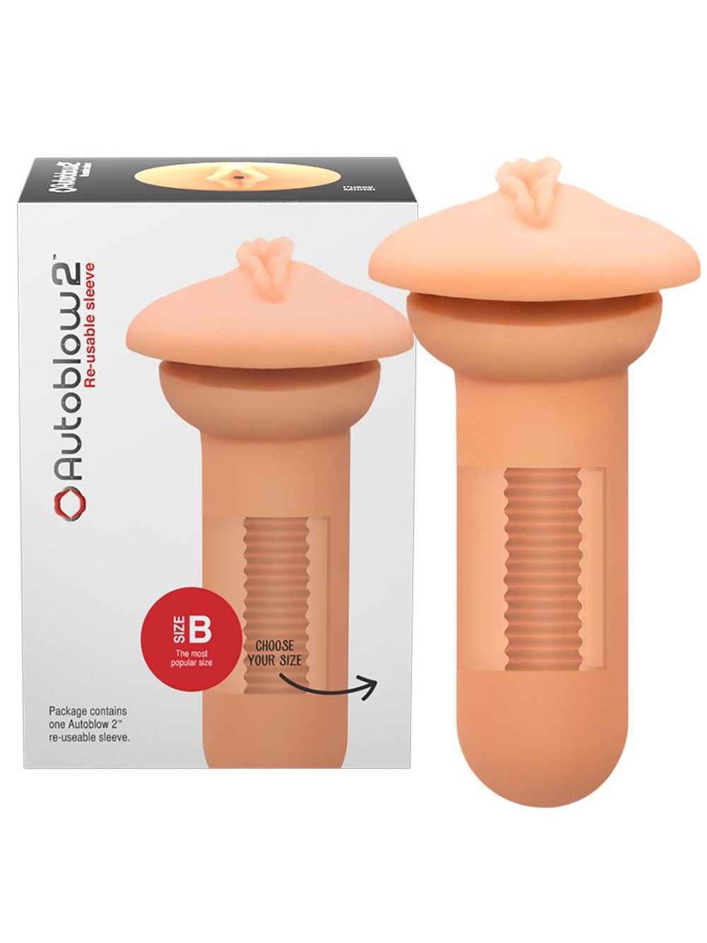 Nuova Guaina Vagina per Masturbatore Autoblow 2