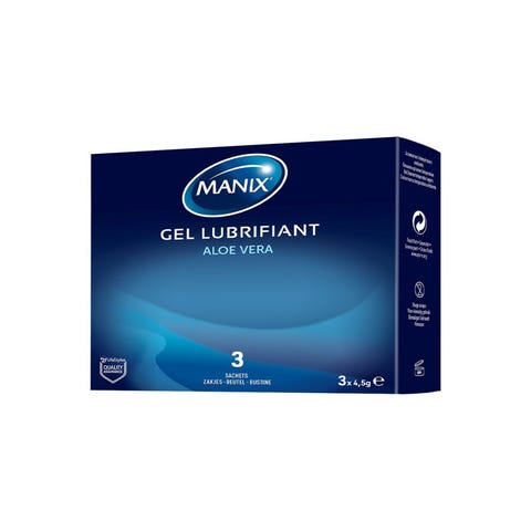 Lubrifiant Eau Manix Aloe Vera 3 Dosettes