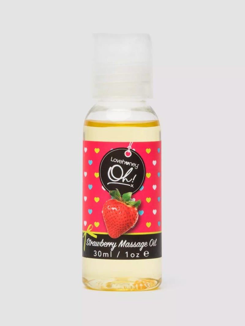 Huile de Massage Comestible Oh! Fraise 30 ml