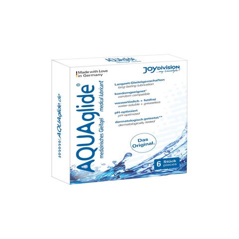 Lubrifiant Eau AQUAglide 6 Dosettes 3ml