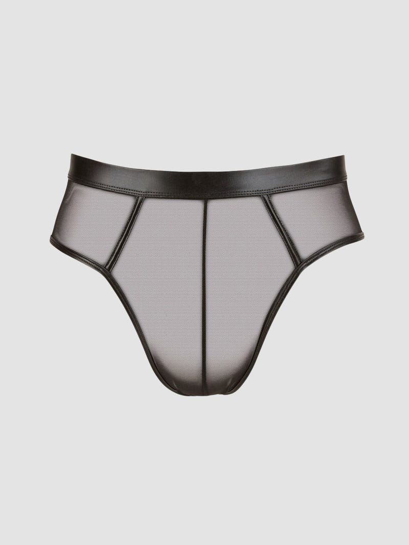 Slip Ouvert Noir