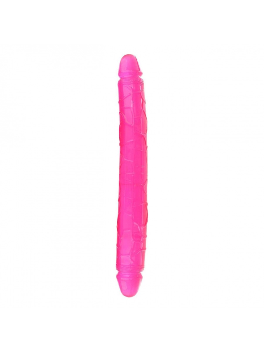Dildo Doppio Pink Clear Soft main product photo