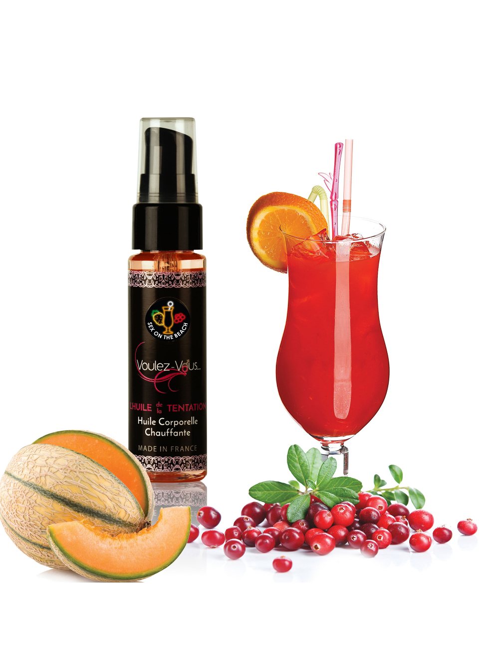 Olio Commestibile e Riscaldante Huile de la Tentation Sex On The Beach