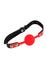 Bâillon Boule Silicone Rouge