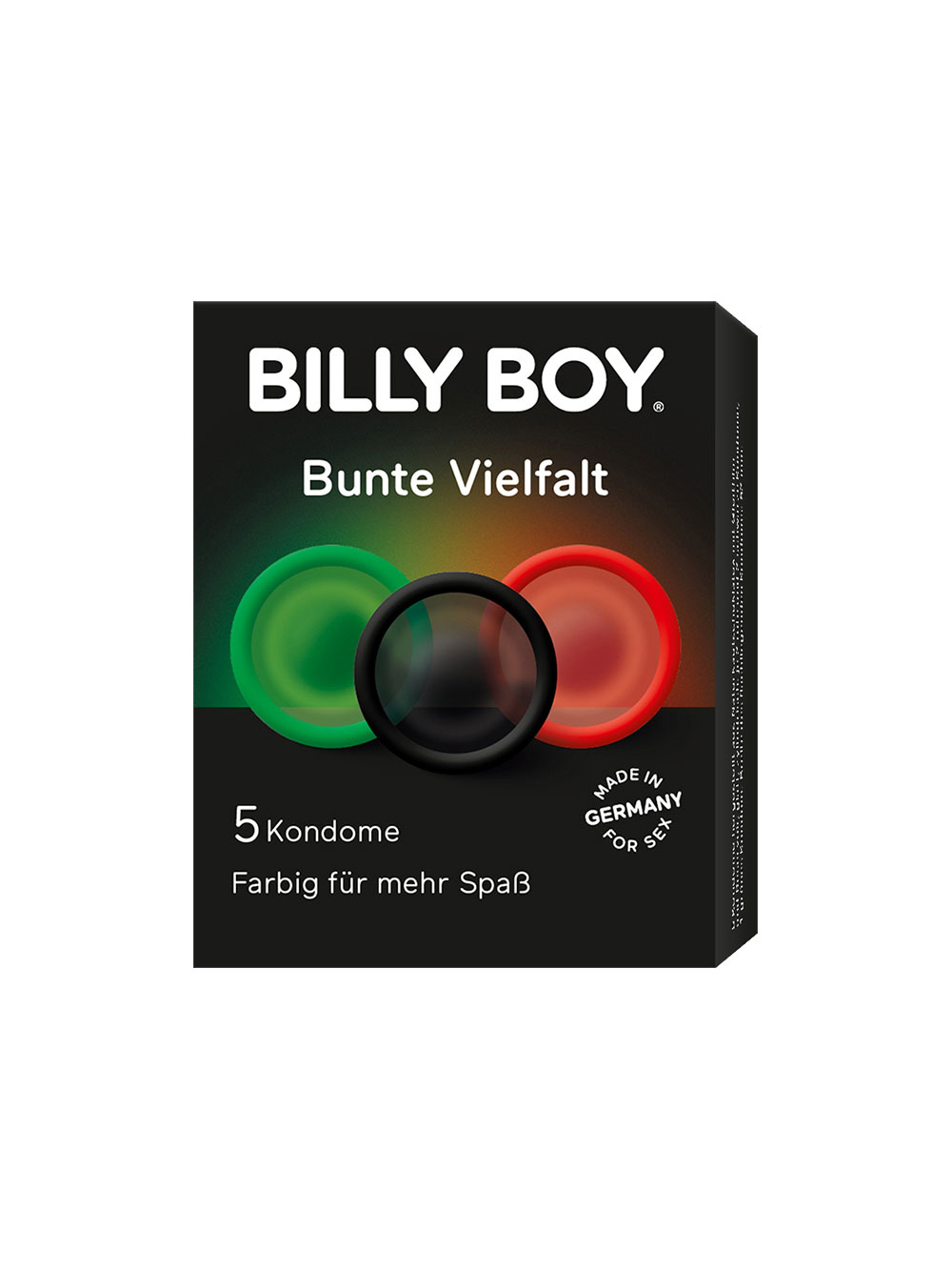 Preservativi Billy Boy Colorati 5 Pezzi