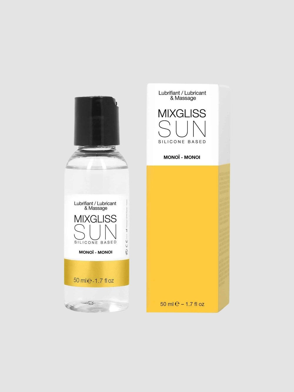 Mixgliss Unisex Lubrifiant Silicone Sun - Monoï 50Ml - Image 3