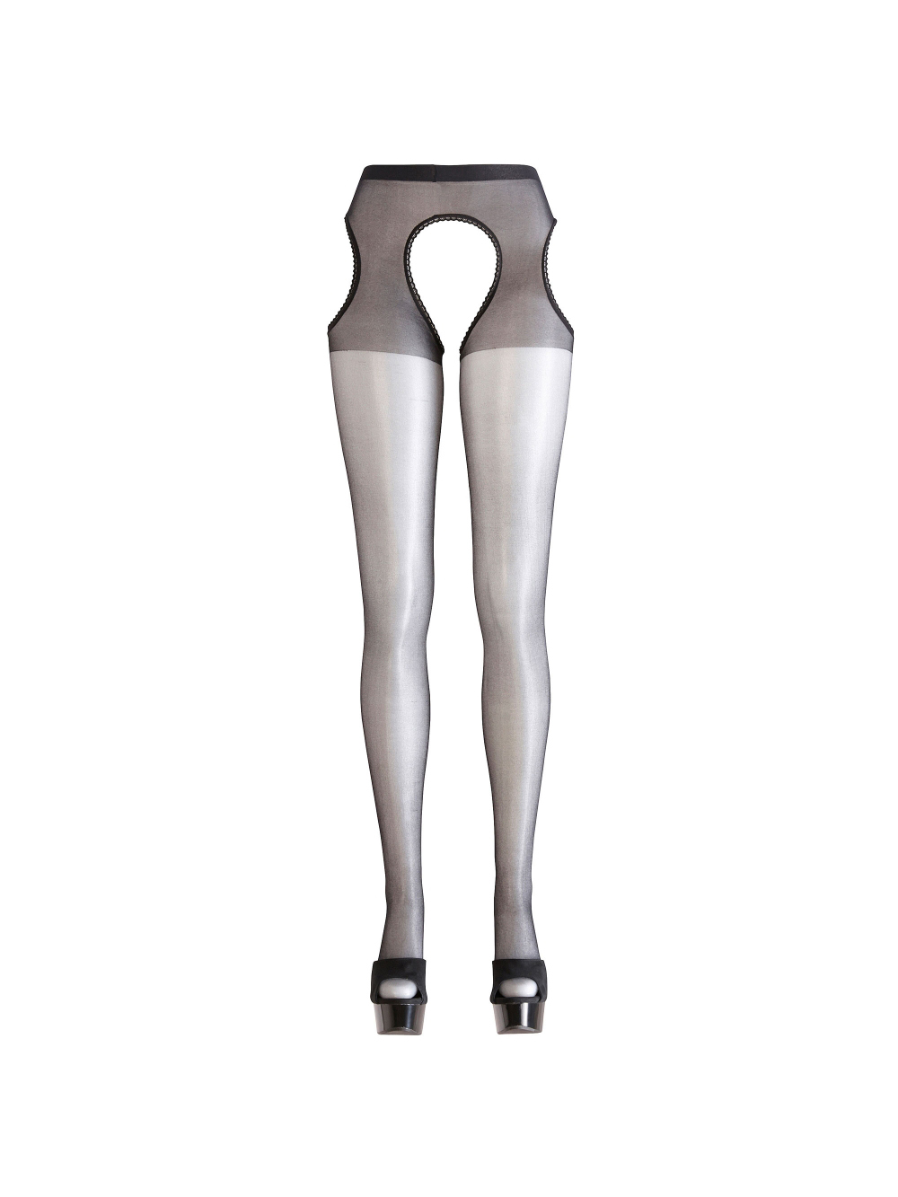 Calze con Reggicalze Effetto Pizzo