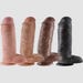 Gode XXL avec Testicules 28 cm King Cock