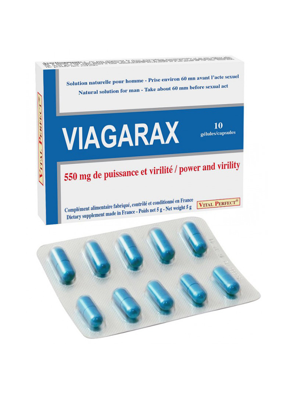 Gélules Aphrodisiaques Viagarax x10 main product photo