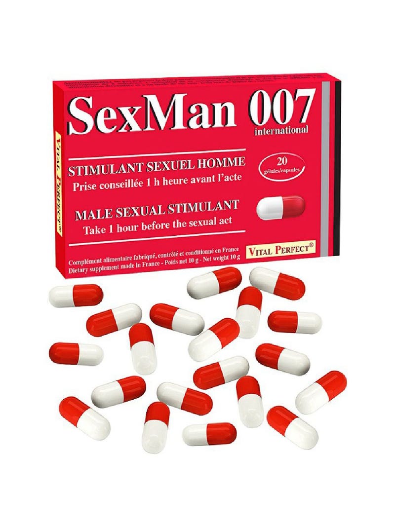 Aphrodisiaque SexMan 007 20 Gélules main product photo