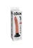 Vibratore con Ventosa 17,8 cm King Cock Rosa