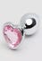 Plug Anale con Gioiello Cuore Secret Shine Rosa S