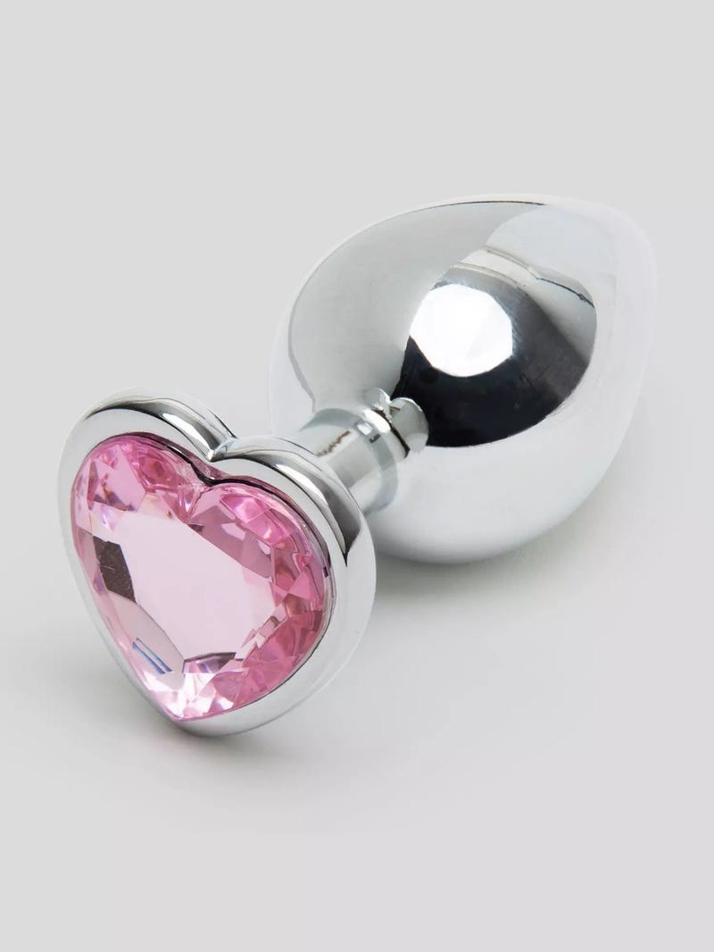 Plug Anale con Gioiello Cuore Secret Shine Rosa M
