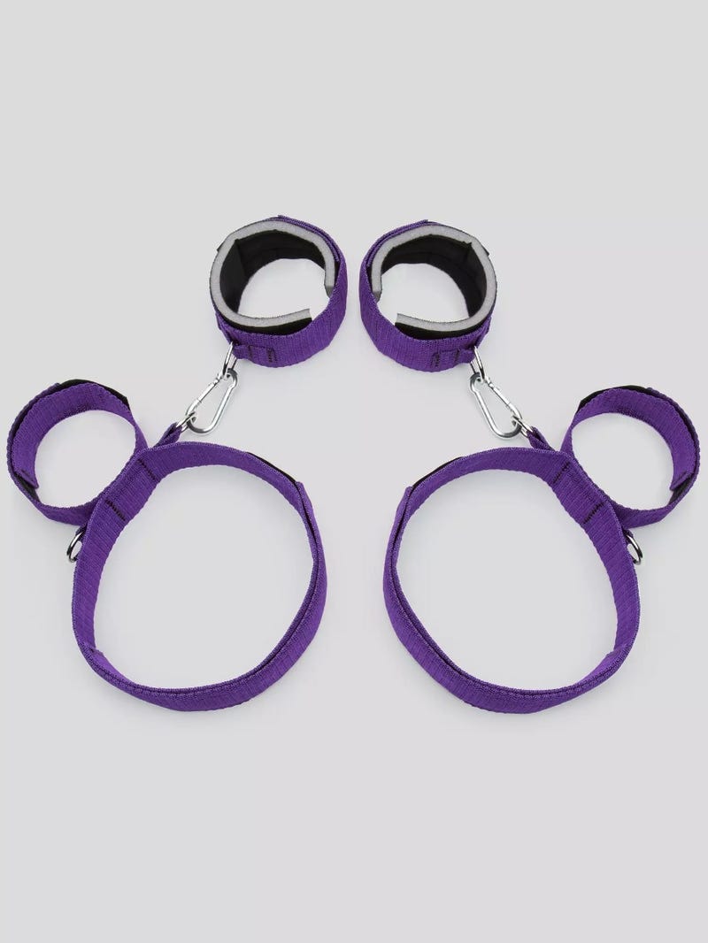 Kit d'attaches jambes et poignets Purple Reins main product photo