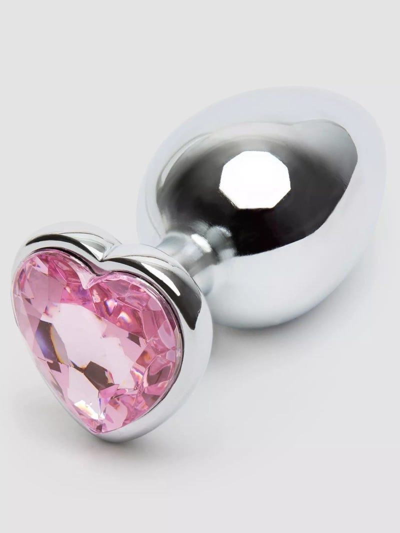 Plug Anale con Gioiello Cuore Secret Shine Rosa L