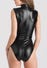 Body Sans Manches Wetlook Fierce Noir