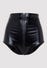 Mutandine Aperte con Zip Fierce Wetlook Nere