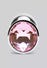 Plug anal bijou Secret Shine small rose 145 g
