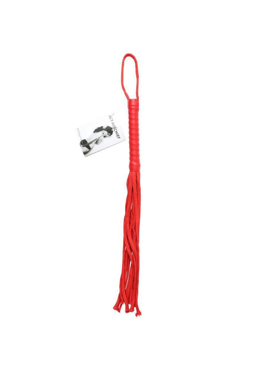 Fouet à  Franges Corde Rouge