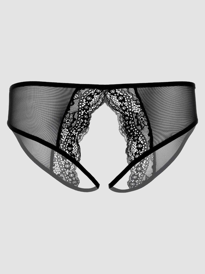Culotte ouverte Angel noir