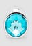 Plug anal bijou Secret Shine small bleu 52 g