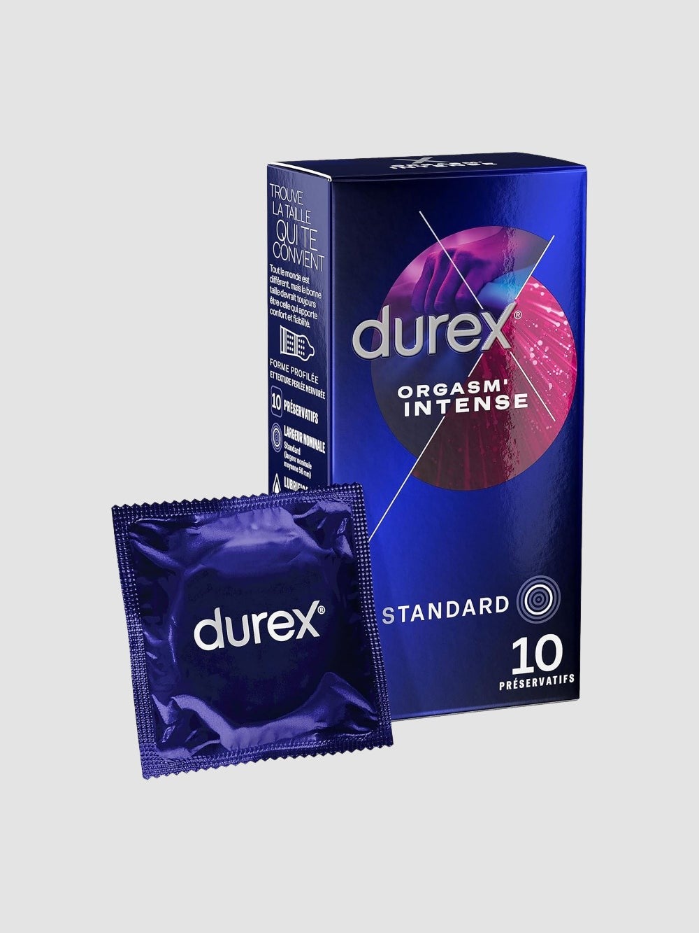 Préservatifs Durex Orgasm Intense - 10 pièces - Image 2