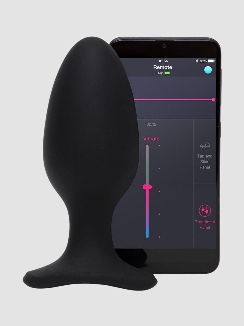 Plug Anale Vibrante Conesso Hush 2 L