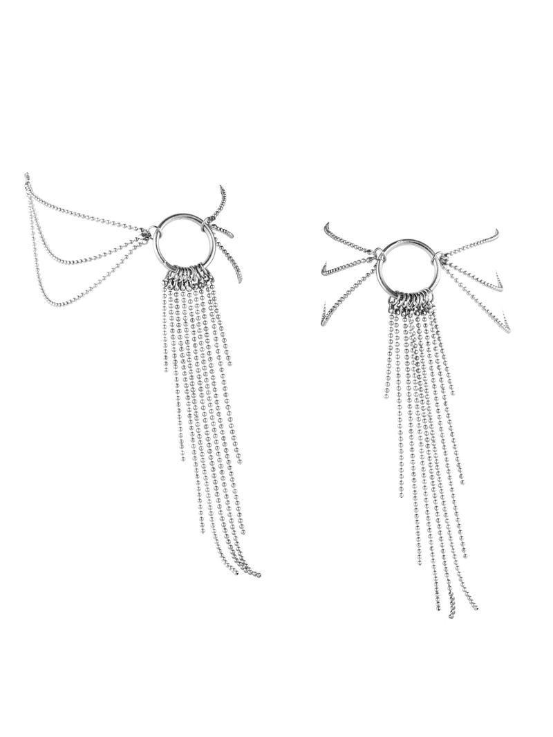 Bracelets de Chevilles en Chainettes Métalliques Magnifique main product photo