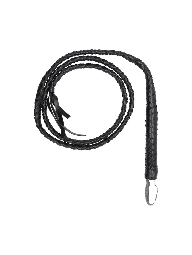 Frustino Lungo in Pelle Intrecciato Twisted Whip main product photo