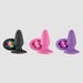 Plug Anale Gioiello Glams Gem Nero