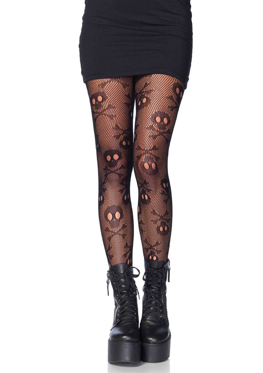 Leg Avenue Collant Motif Crâne