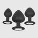 Kit 3 Plug Anali Gioiello in Silicone Gem Anal Kit