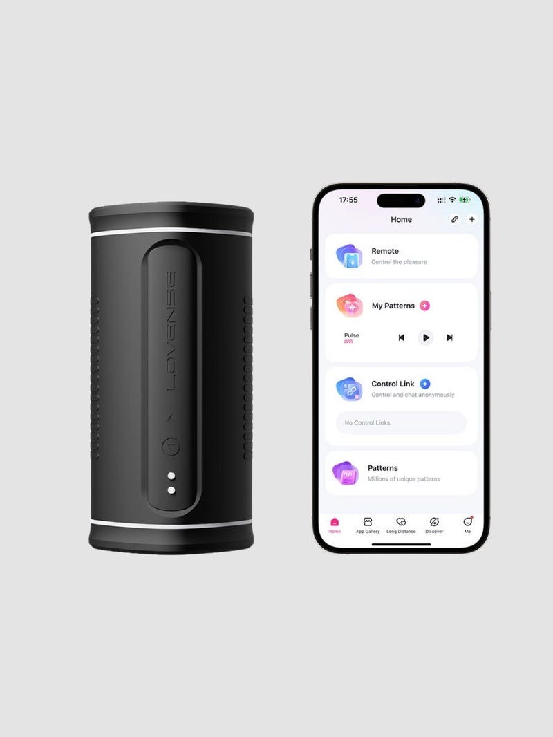 Masturbatore Connesso Riscaldante Lovense Calor