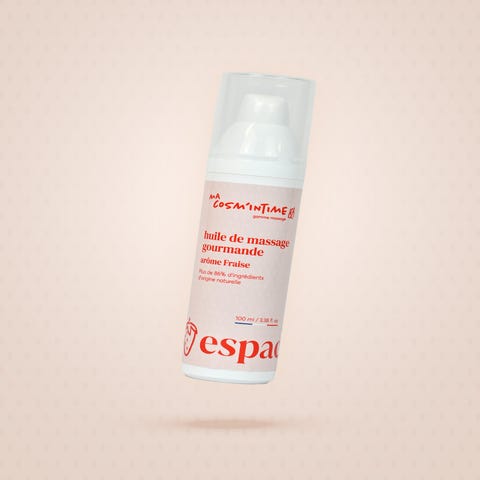 Huile de massage gourmande fraise 100 ml
