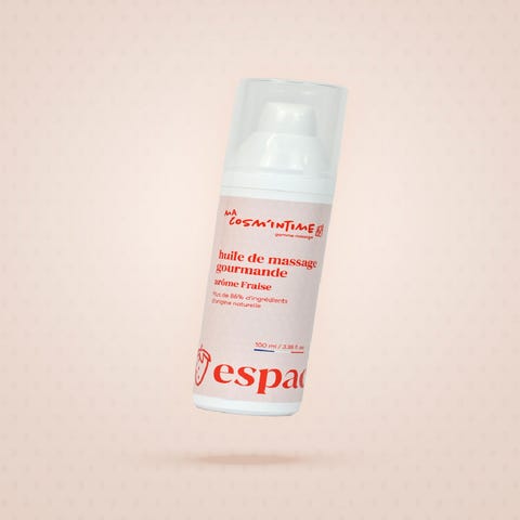 Huile de massage gourmande fraise 100 ml