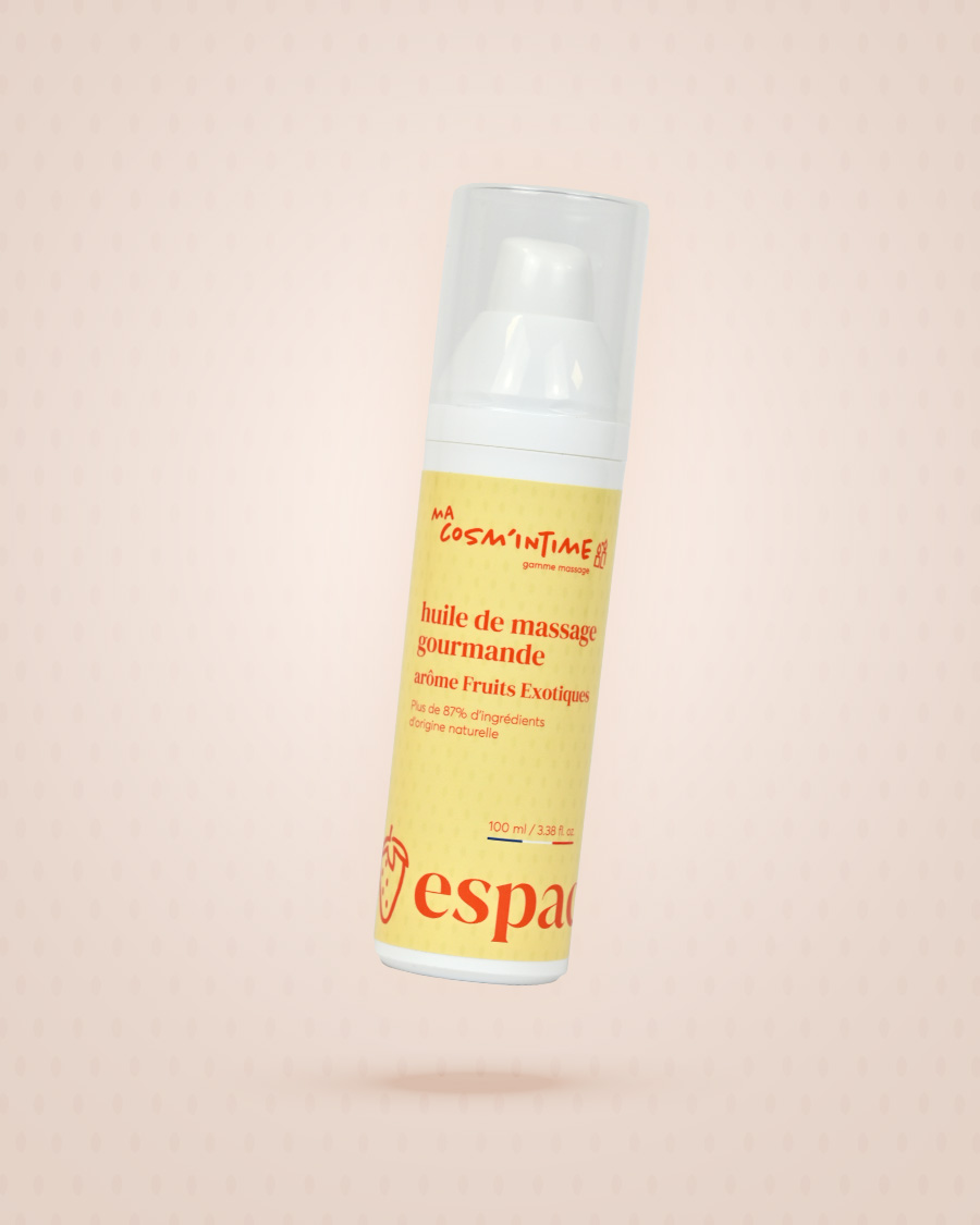 Huile de massage gourmande fruits exotiques 100 ml