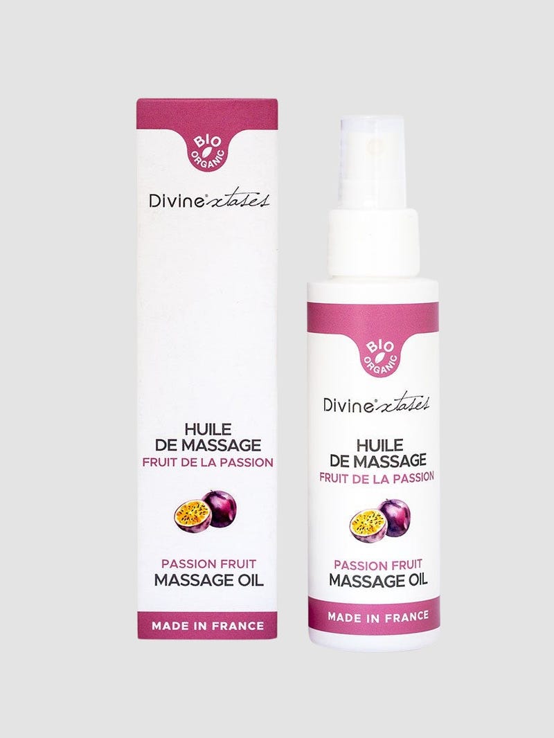 Olio da Massaggio Commestibile Frutto della Passione Bio 100 ml