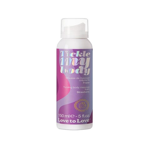 Schiuma da Massaggio Crépitante Tickle My Body Fragola