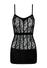 Robe Noire Transparente D605